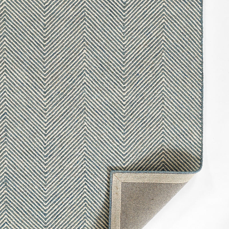 Herringbone Hand Tufted Wool Rug