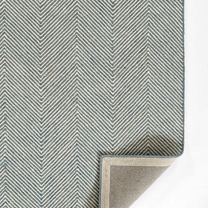 Herringbone Hand Tufted Wool Rug