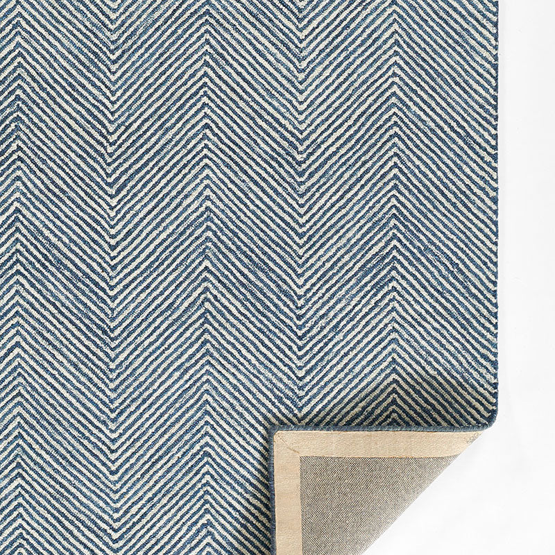 Herringbone Hand Tufted Wool Rug