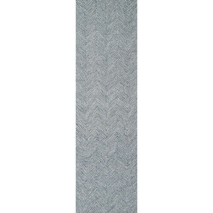 Herringbone Hand Tufted Wool Rug