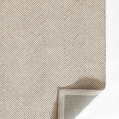 Herringbone Hand Tufted Wool Rug