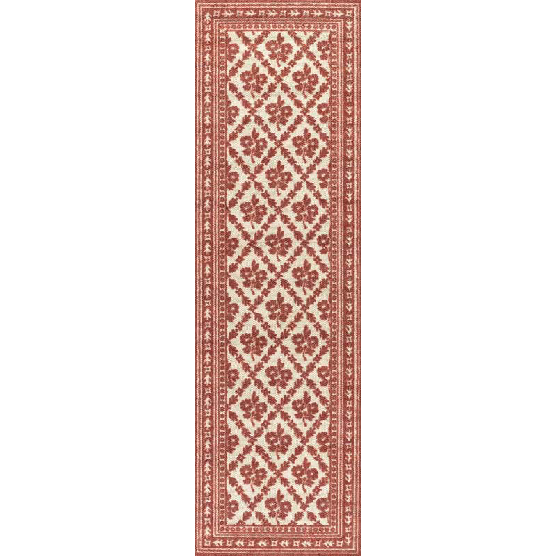 Cottage Floral Wool Blend Rug