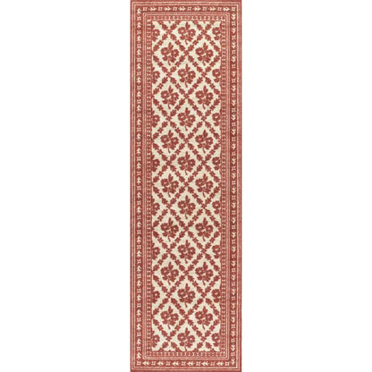 Cottage Floral Wool Blend Rug