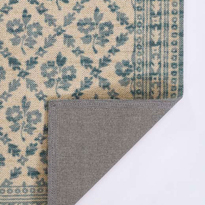 Cottage Floral Wool Blend Rug