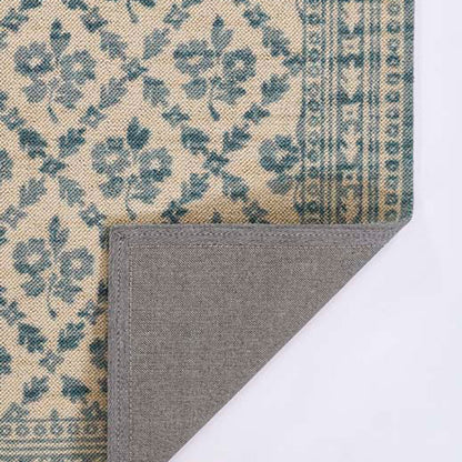 Cottage Floral Wool Blend Rug