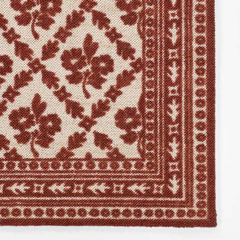 Cottage Floral Wool Blend Rug