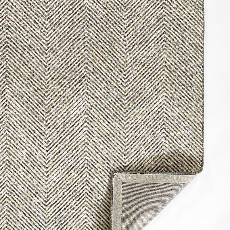 Herringbone Hand Tufted Wool Rug