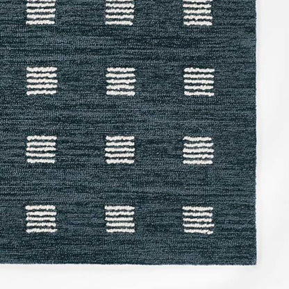 Block Hand Tufted Wool Rug