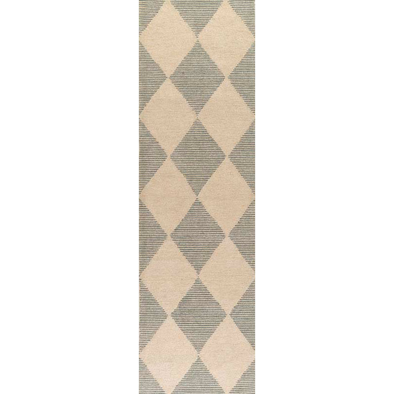 Diamond Hand Tufted Wool Rug