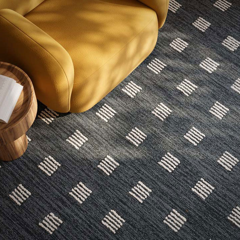 Block Hand Tufted Wool Rug