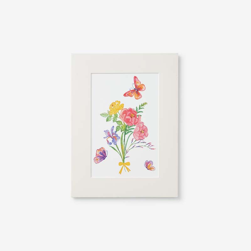 Butterflies & Flowers Wall Art