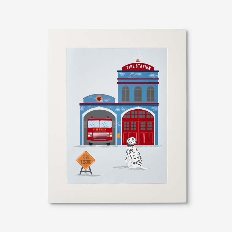 Fire Station Wall Art