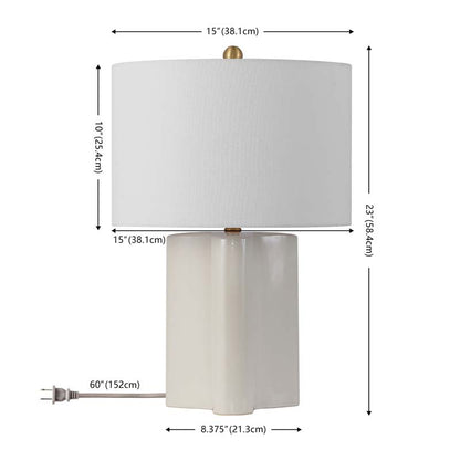 Geometric Ceramic Table Lamp