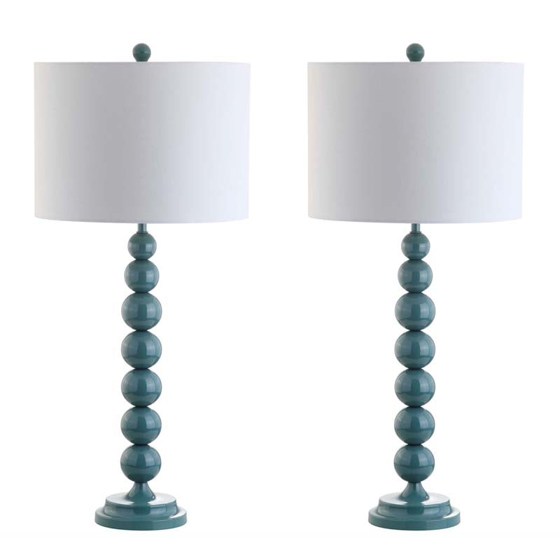 Beaded Table Lamp, Set of 2