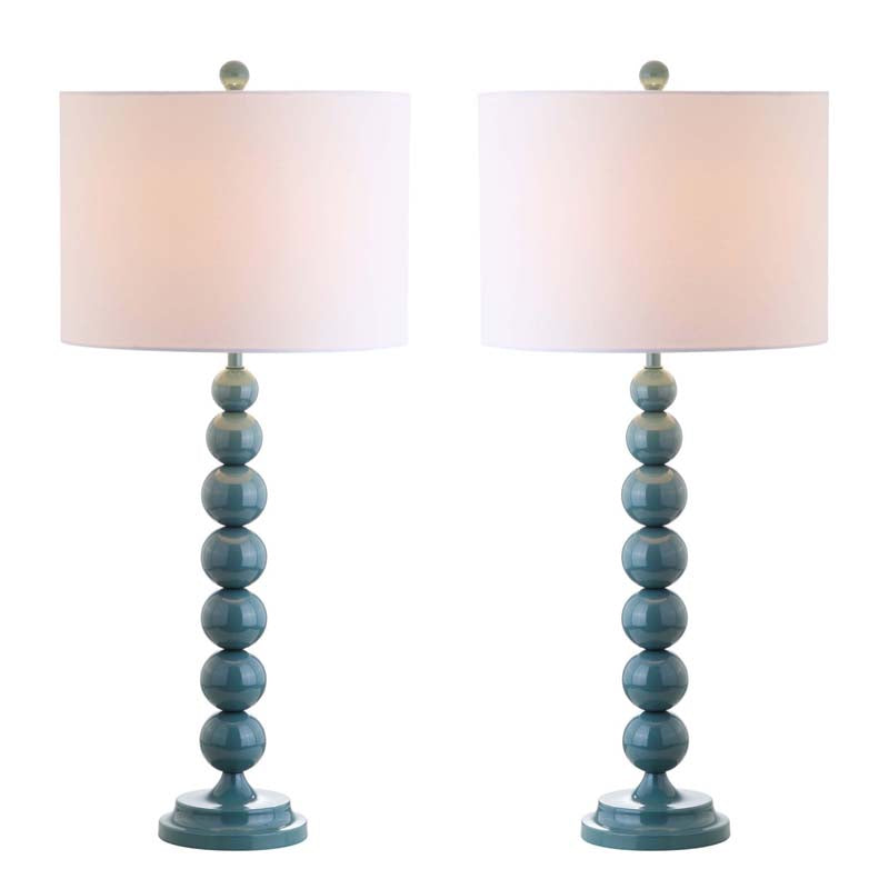 Beaded Table Lamp, Set of 2