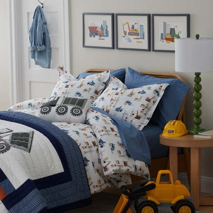 Construction Trucks Wall Art