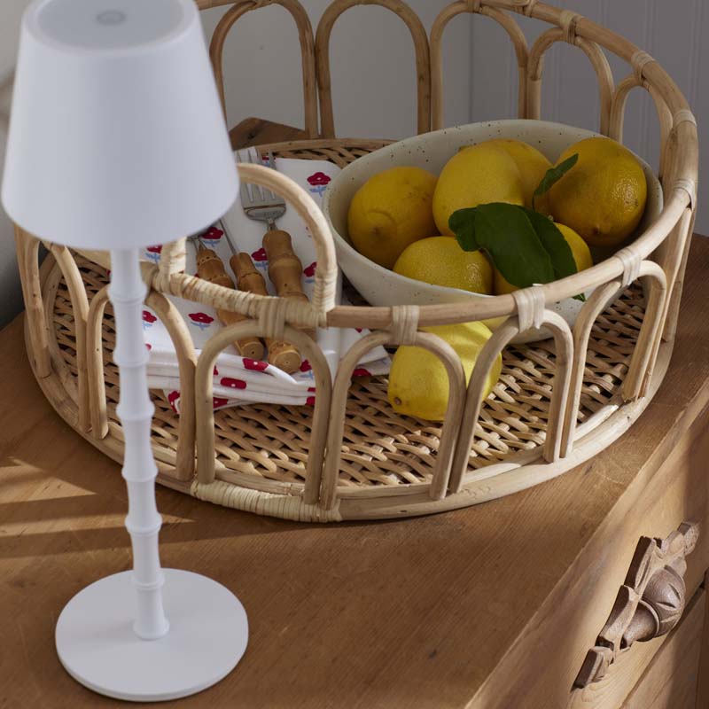 Bamboo Cordless LED Table Lamp