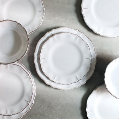 Rustica Antique White Melamine Serving Bowl