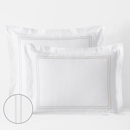 Dorset Stripe Luxe Smooth Egyptian Cotton Sateen Sham
