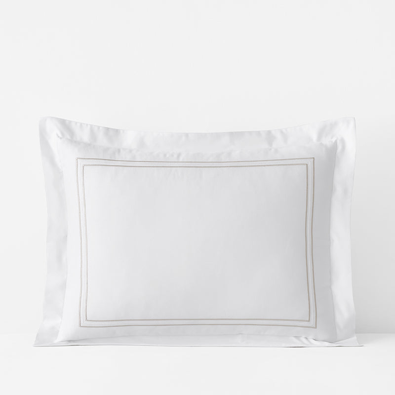 Dorset Stripe Luxe Smooth Egyptian Cotton Sateen Sham