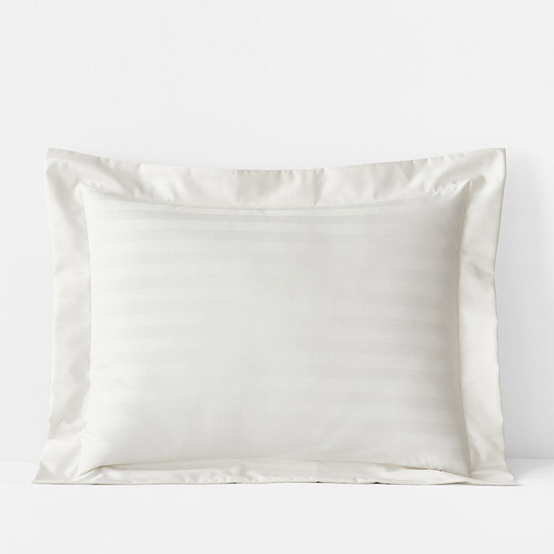 Dobby Stripe Classic Smooth Cotton Wrinkle-Free Sateen Sham