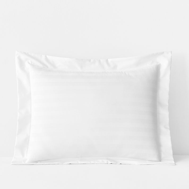 Dobby Stripe Classic Smooth Cotton Wrinkle-Free Sateen Sham