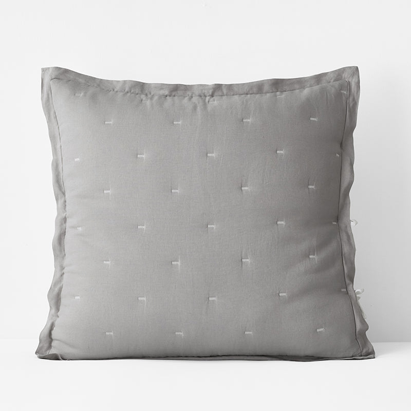 Premium Breathable Reversible Relaxed Linen Quilted Sham