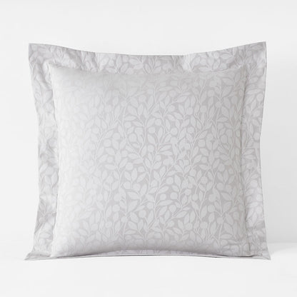 Jacquard Leaf Yarn-Dyed Premium Smooth Supima® Cotton Wrinkle-Free Sateen Sham