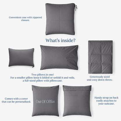 Travel Throw & Pillow Set