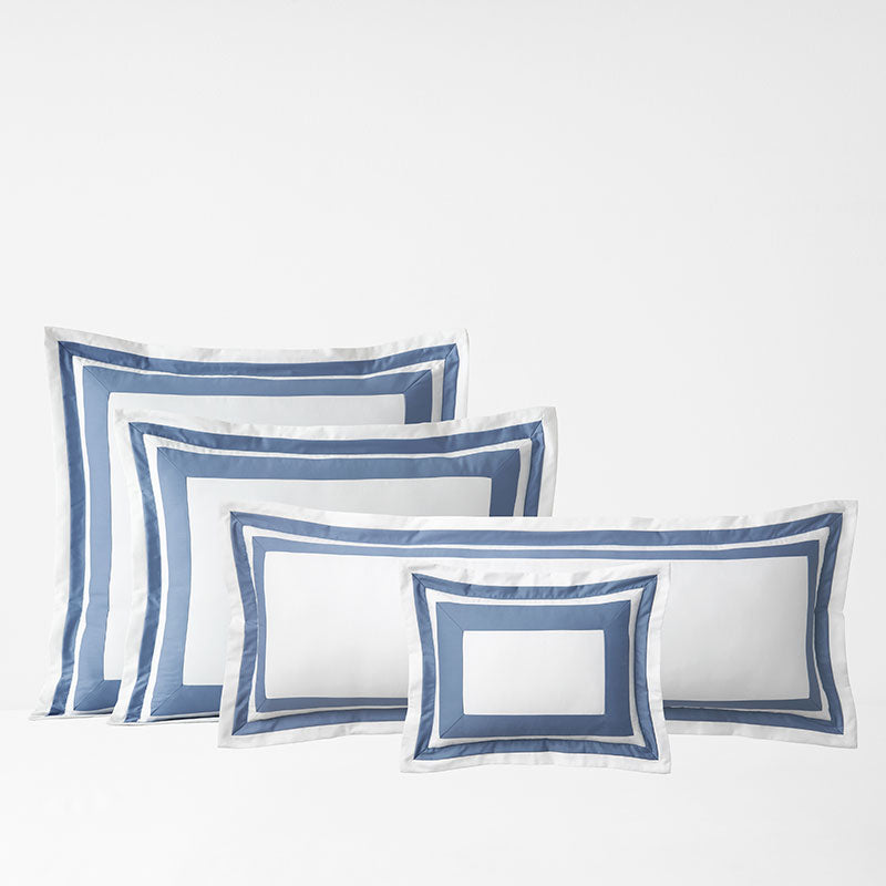 Double Border Classic Smooth Cotton Wrinkle-Free Sateen Sham