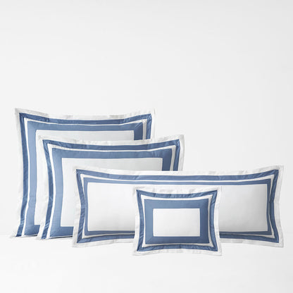 Double Border Classic Smooth Cotton Wrinkle-Free Sateen Sham