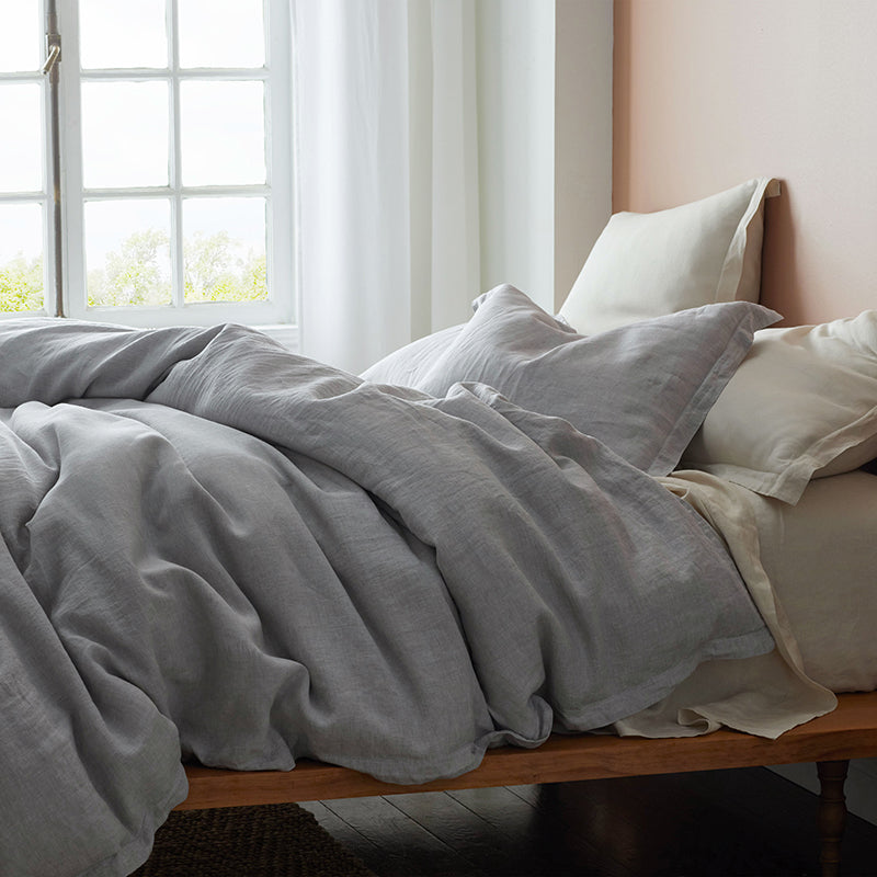 Premium Breathable Relaxed Chambray Linen Sham