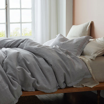 Premium Breathable Relaxed Chambray Linen Sham