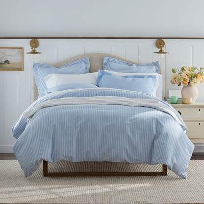 Classic Oxford Yarn-Dyed Stripe Sham