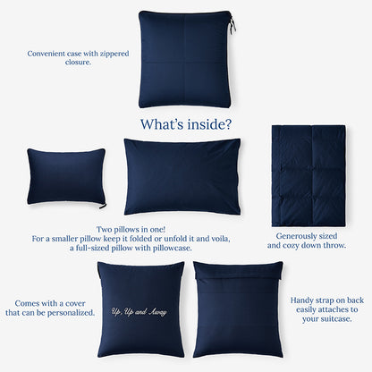 Travel Throw & Pillow Set