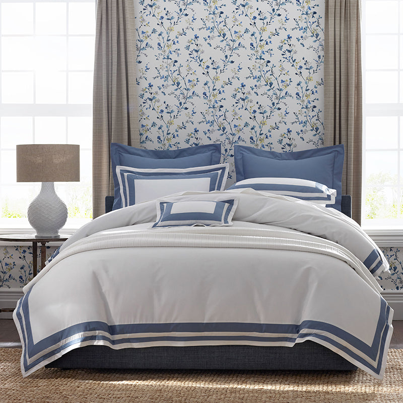 Double Border Classic Smooth Cotton Wrinkle-Free Sateen Sham