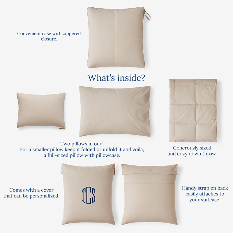 Travel Throw & Pillow Set