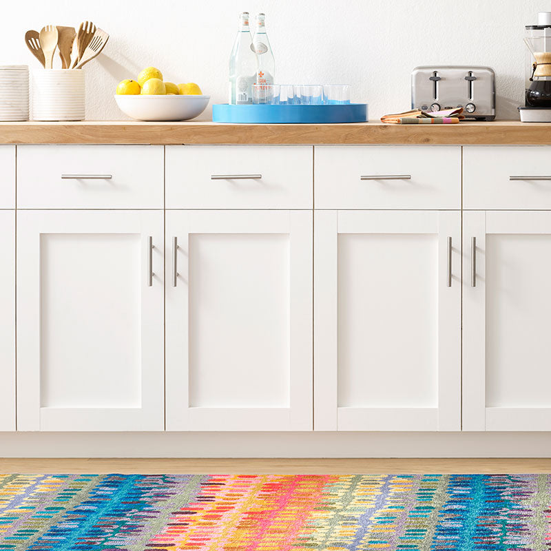 Paint Chip Washable Rug