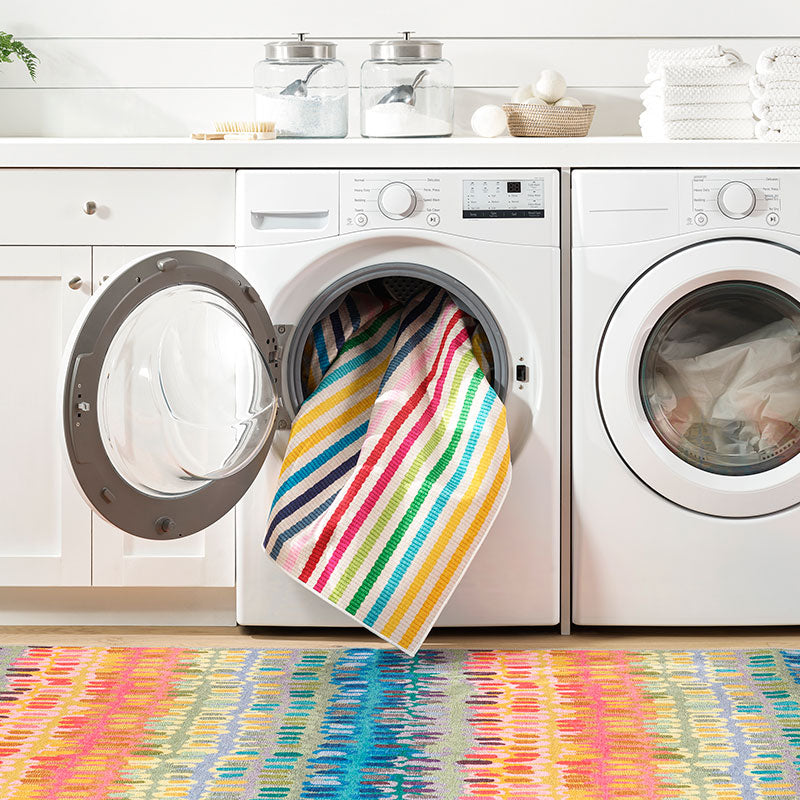 Paint Chip Washable Rug