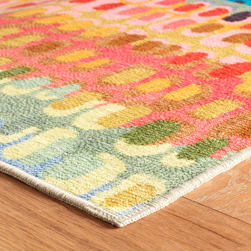 Paint Chip Washable Rug