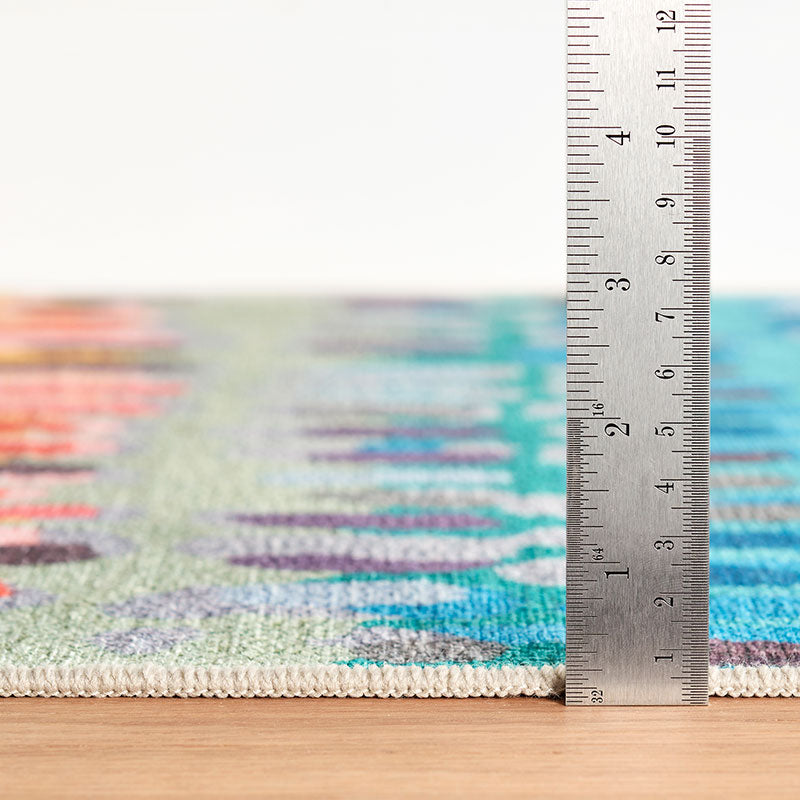 Paint Chip Washable Rug