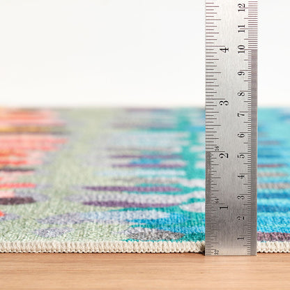 Paint Chip Washable Rug