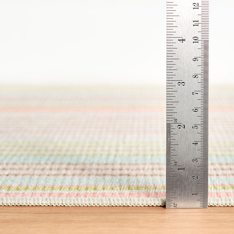 Ana Ticking Washable Rug
