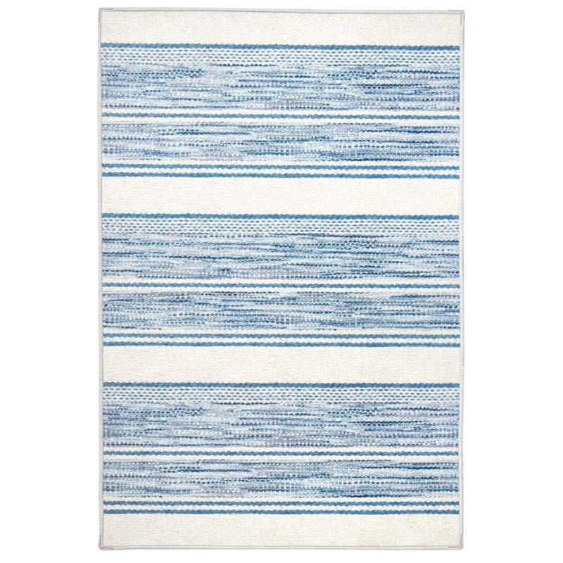 Ellington Stripe Blue Washable Rug