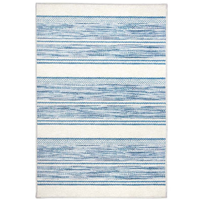Ellington Stripe Blue Washable Rug
