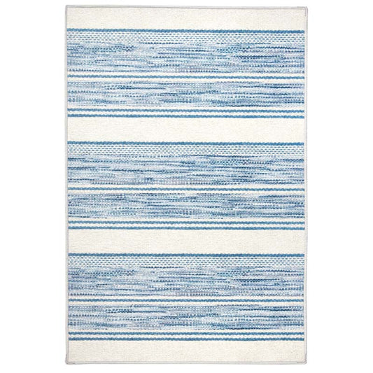 Ellington Stripe Blue Washable Rug