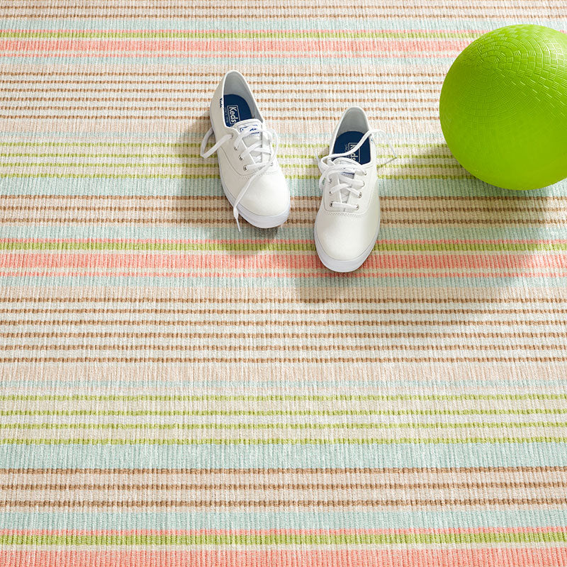 Ana Ticking Washable Rug