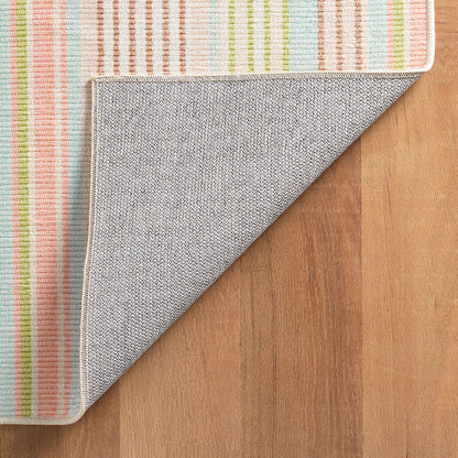 Ana Ticking Washable Rug