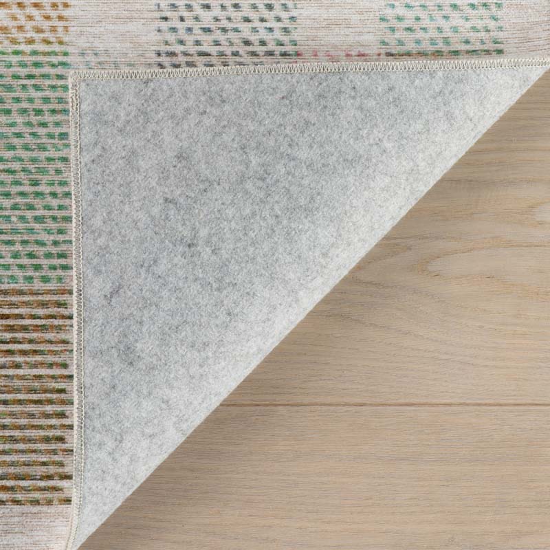 Chanan Farmhouse Plaid Washable Rug