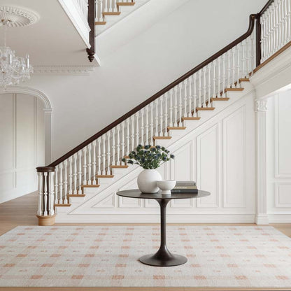 Modern Plaid Washable Rug